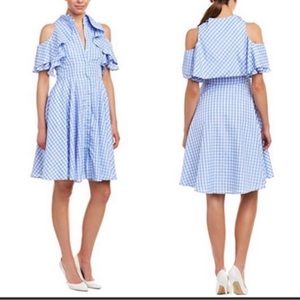 Alton Gray Plaid Dress (Black)